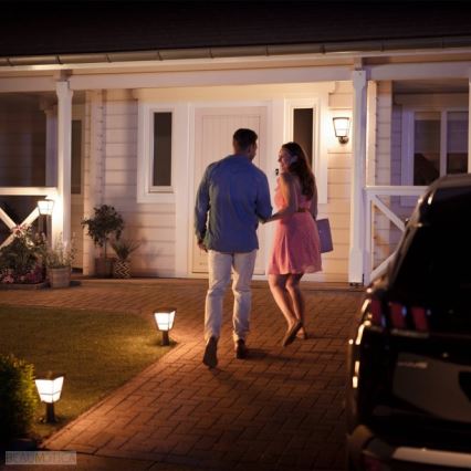 Philips 17439/30/P7 - LED RGB Vonkajšie nástenné svietidlo HUE ECONIC LED/15W/230V IP44