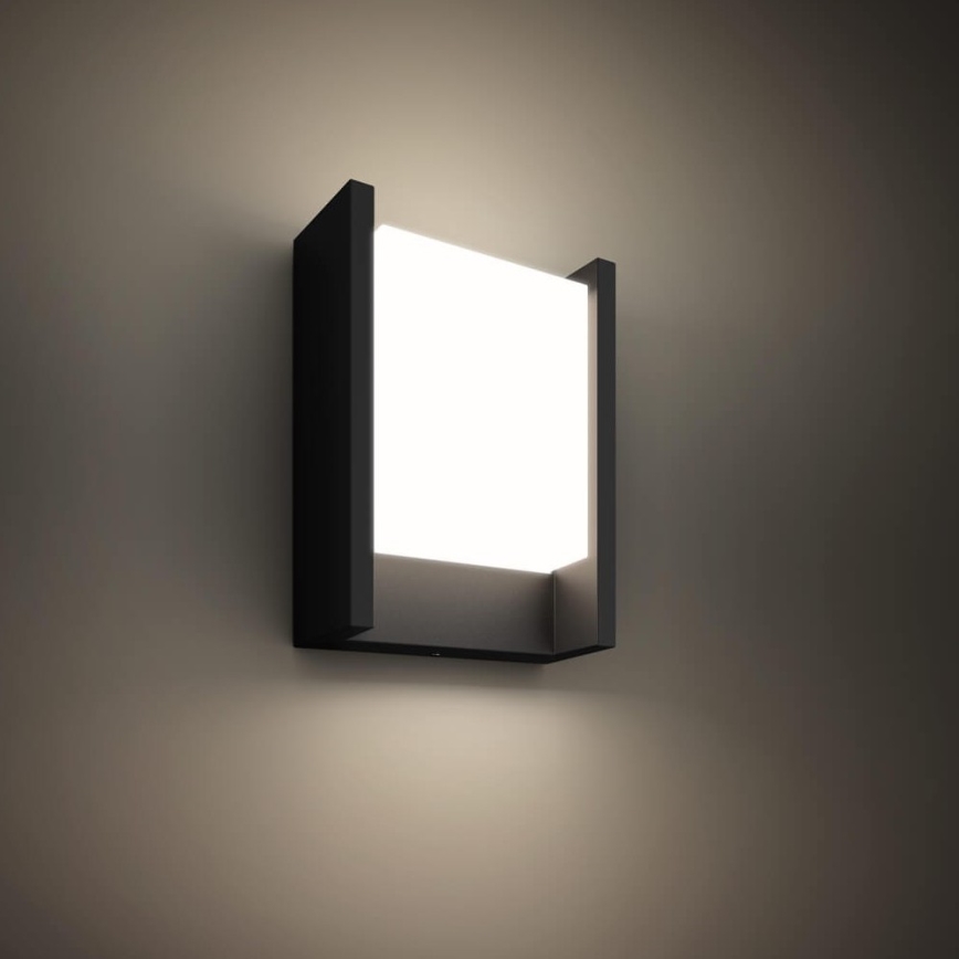 Philips 17446/30/P7 - LED Vonkajšie nástenné svietidlo HUE WHITE FUZO LED/15W/230V IP44