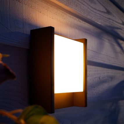 Philips 17446/30/P7 - LED Vonkajšie nástenné svietidlo HUE WHITE FUZO LED/15W/230V IP44