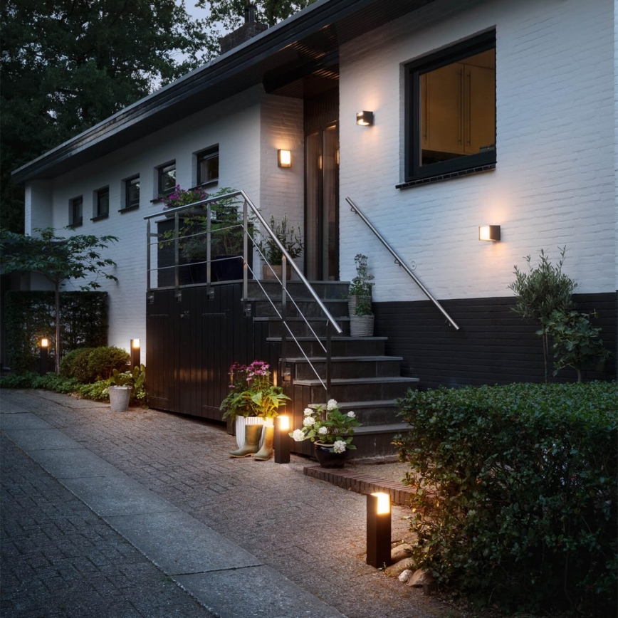 Philips 17446/30/P7 - LED Vonkajšie nástenné svietidlo HUE WHITE FUZO LED/15W/230V IP44