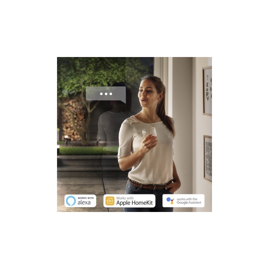 Philips - LED RGBW Stmievateľné vonkajšie nástenné svietidlo Hue RESONATE 2xLED/8W/230V 2000-6500K IP44
