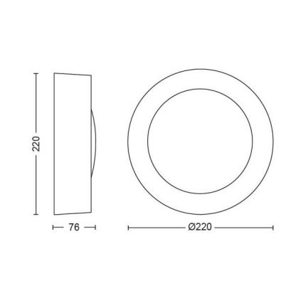 Philips - LED RGB Vonkajšie svietidlo Hue DAYLO LED/15W/230V IP44