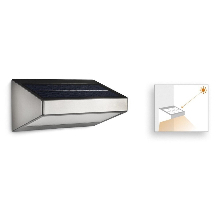 Philips 17810/47/16 - Solárne LED osvetlenie MYGARDEN GREENHOUSE 1xLED/1,5W/230V