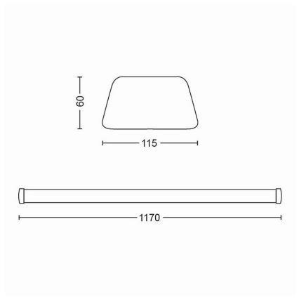 Philips - LED Podlinkové svietidlo LED/50W/230V 4000K