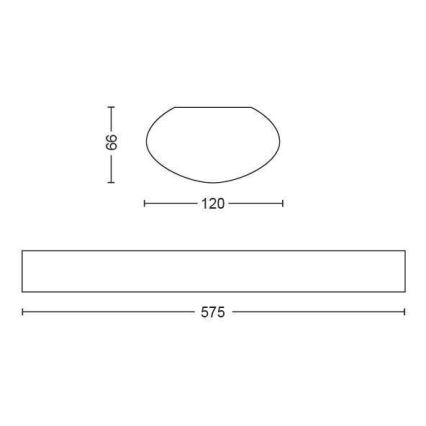 Philips 31248/31/P0 - LED Technické svietidlo AQUALINE LED/24W/230V IP65