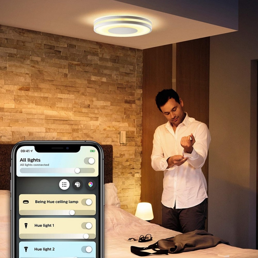 Philips - LED stmievateľné svietidlo Hue BEING LED/27W/230V + diaľkové ovládanie
