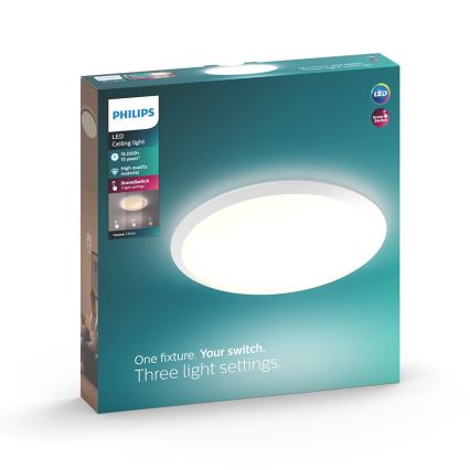 Philips 32809/31/P3 - LED Stmievateľné stropné svietidlo CANAVAL LED/18W/230V