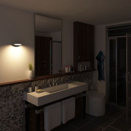 Philips 34049/11/16 - Kúpeľňové LED svietidlo MYBATHROOM HOTSTONE 2xLED/2,5W/230V