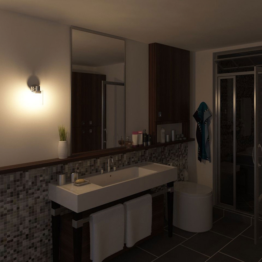 Philips 34107/11/16 - Kúpeľňové svietidlo MYBATHROOM CARE E14/12W/230V