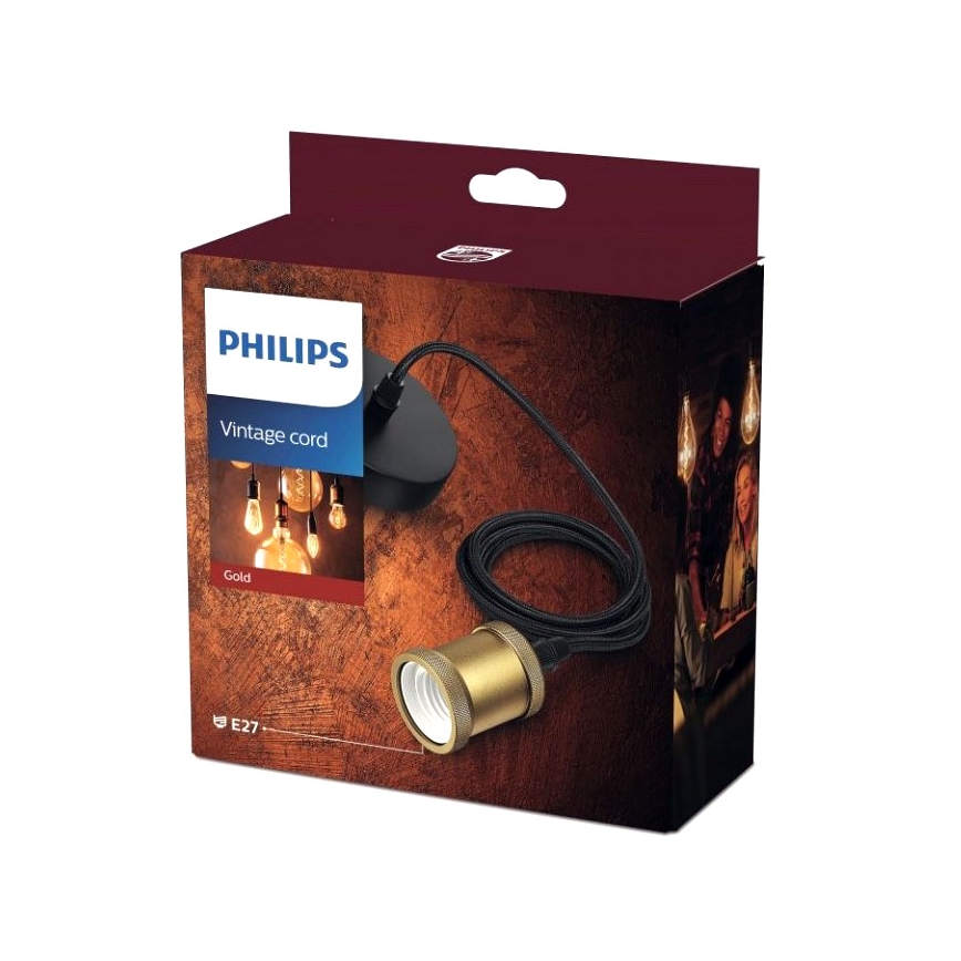 Philips - Napájací kábel 1xE27/40W/230V