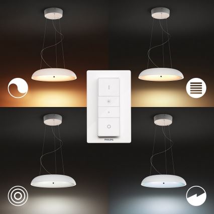 Philips - LED Stmievateľný luster na lanku Hue AMAZE LED/39W/230V + diaľkové ovládanie