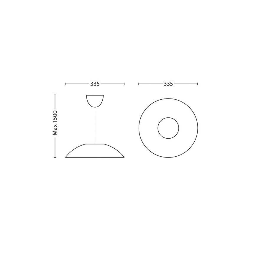Philips 40893/67/16 - LED luster MYLIVING LARGO 1xLED/4,5W/230V