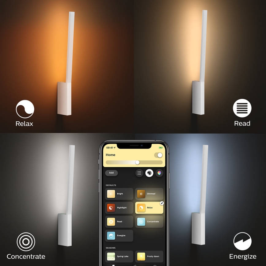 Philips 40902/31/P9 - LED Nástenné svietidlo HUE LIANE 1xLED/12W/230V