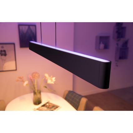 Philips -  LED RGBW Stmievateľný luster na lanku Hue ENSIS White And Color Ambiance 2xLED/39W/230V