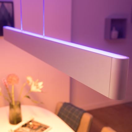 Philips - LED RGBW Stmievateľný luster na lanku Hue ENSIS White And Color Ambiance 2xLED/39W/230V