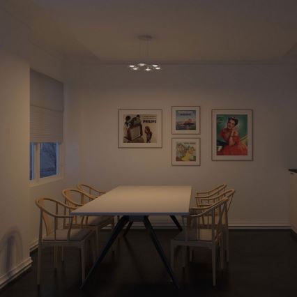 Philips 40972/48/16 - LED Luster MYLIVING VAGA 6xLED/2,5W/230V