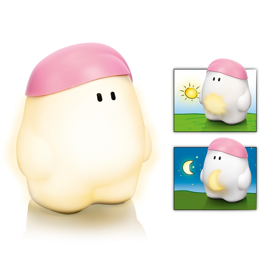 Philips 44501/19/16 - detská lampička MYKIDSROOM BUDDY HOME 2xLED/1W ružova