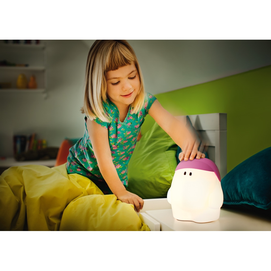 Philips 44501/19/16 - detská lampička MYKIDSROOM BUDDY HOME 2xLED/1W ružova