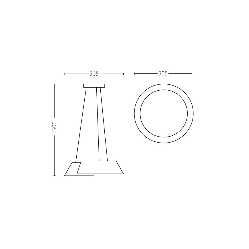 Philips 49021/31/P1 - LED luster INSTYLE NONAGON 2xLED/10W/230V