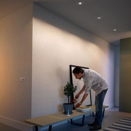 Philips 50193/31/PN - SADA 3x Podhľadové svietidlo MYLIVING ENNEPER 3xGU10/5,5W/230V biela