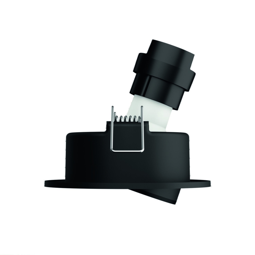 Philips - Sada 3× LED RGBW stmievateľných zapustených stropných svietidiel 1×GU10/4,8W/230V, lesklý chróm + diaľkové ovládanie