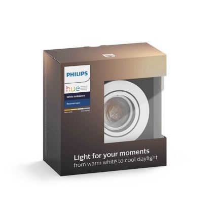 Philips 50411/31/P7 - LED Stmievateľné podhľadové svietidlo HUE MILLISKIN 1xGU10/5,5W