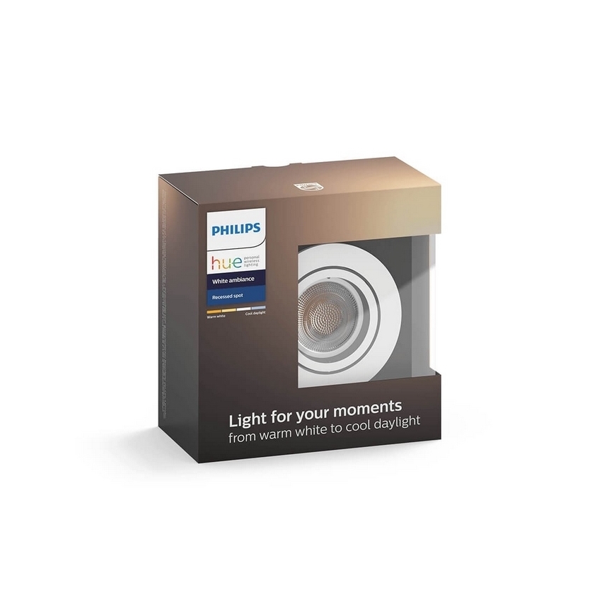 Philips 50411/31/P7 - LED Stmievateľné podhľadové svietidlo HUE MILLISKIN 1xGU10/5,5W