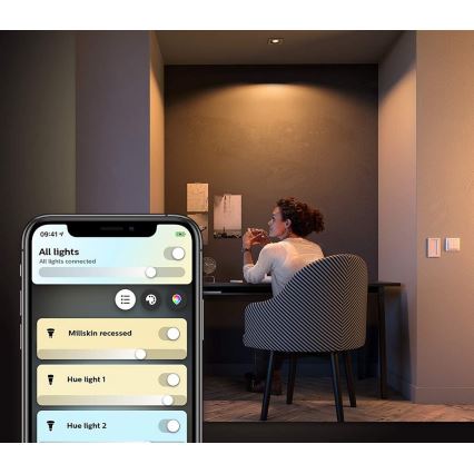Philips  - LED Stmievateľné svietidlo Hue MILLISKIN 1xGU10/5W/230V