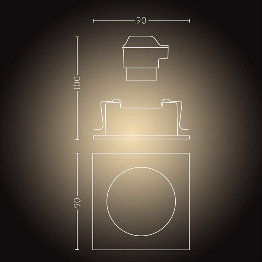 Philips  - LED Stmievateľné svietidlo Hue MILLISKIN 1xGU10/5W/230V