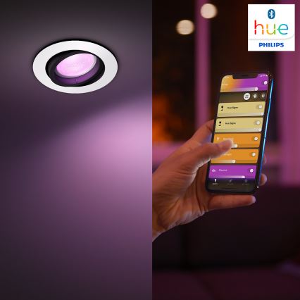 Philips 50451/31/P7 - LED RGB Pohľadové svietidlo CENTURA 1xGU10/5,7W/230V24V