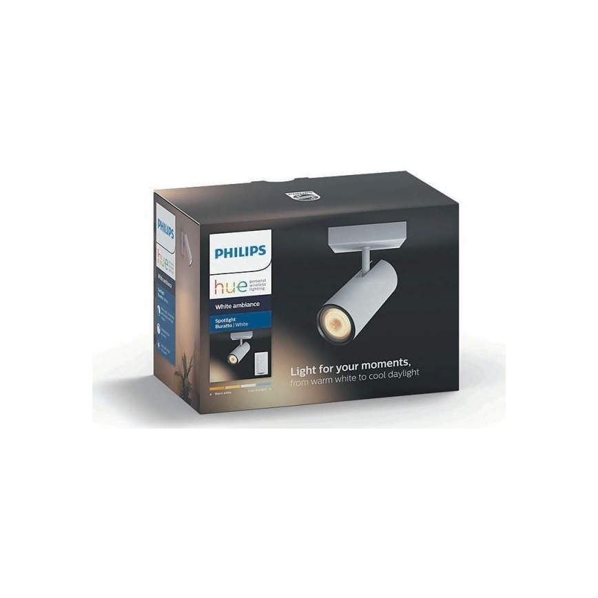 Philips 50461/31/P7 - LED Stmievateľné bodové svietidlo HUE BURATTO 1xGU10/5,5W