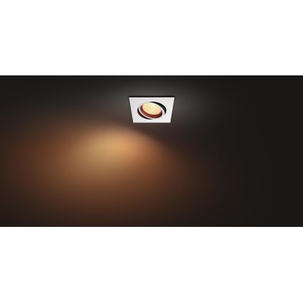 Philips 50551/31/P7 - LED RGB Podhľadové svietidlo HUE CENTURA 1xGU10/5,7W/230/24V