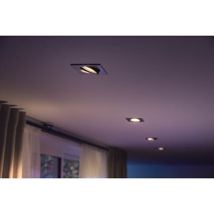 Philips - LED RGBW Stmievateľné podhľadové svietidlo Hue CENTURA 1xGU10/5,7W/230V