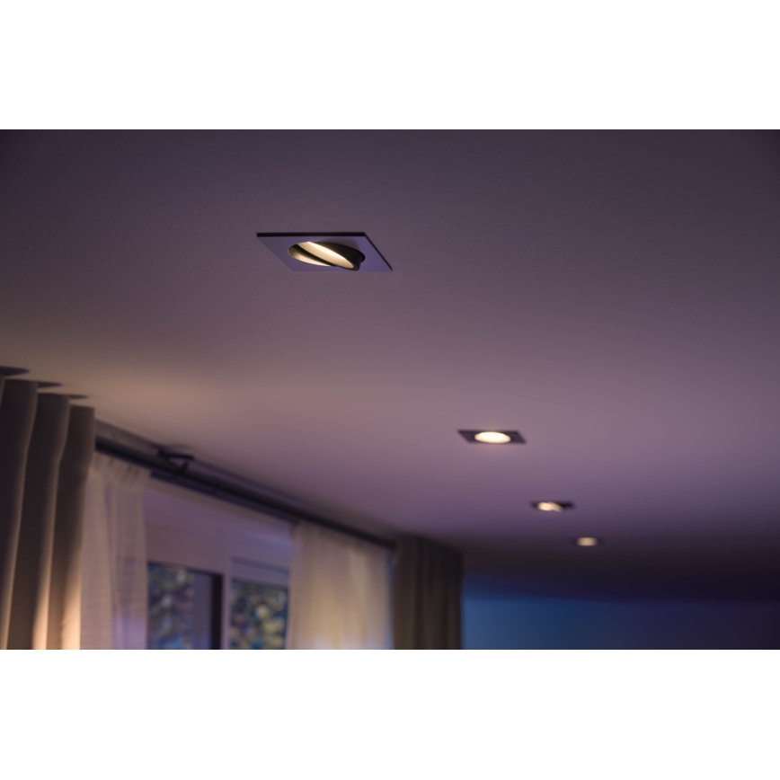 Philips 50551/48/P7 - LED RGB Podhľadové svietidlo HUE CENTURA 1xGU10/5,7W/230/24V