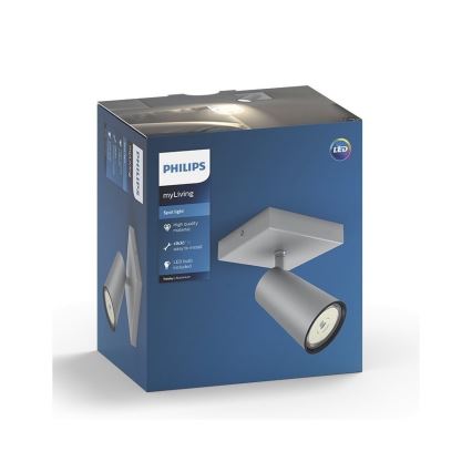 Philips 50571/48/PN - Bodové svietidlo MYLIVING PAISLEY 1xGU10/10W/230V