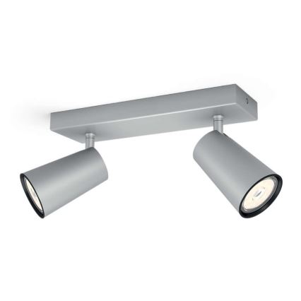 Philips 50572/48/PN - Bodové svietidlo MYLIVING PAISLEY 2xGU10/10W/230V