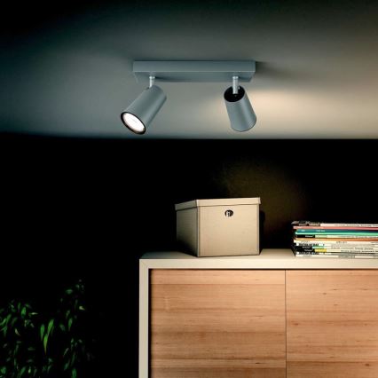 Philips 50572/48/PN - Bodové svietidlo MYLIVING PAISLEY 2xGU10/10W/230V