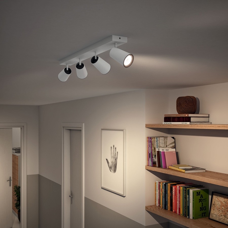Philips 50574/31/PN - Bodové svietidlo MYLIVING PAISLEY 4xGU10/10W/230V