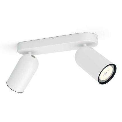 Philips 50582/31/PN - Bodové svietidlo MYLIVING PONGEE 2xGU10/10W/230V