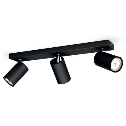 Philips 50593/30/PN - Bodové svietidlo MYLIVING KOSIPO 3xGU10/10W/230V