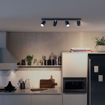 Philips 50594/30/PN - Bodové svietidlo MYLIVING KOSIPO 4xGU10/10W/230V