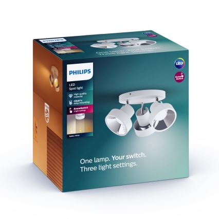 Philips - LED Bodové svietidlo 3xLED/4,5W/230V