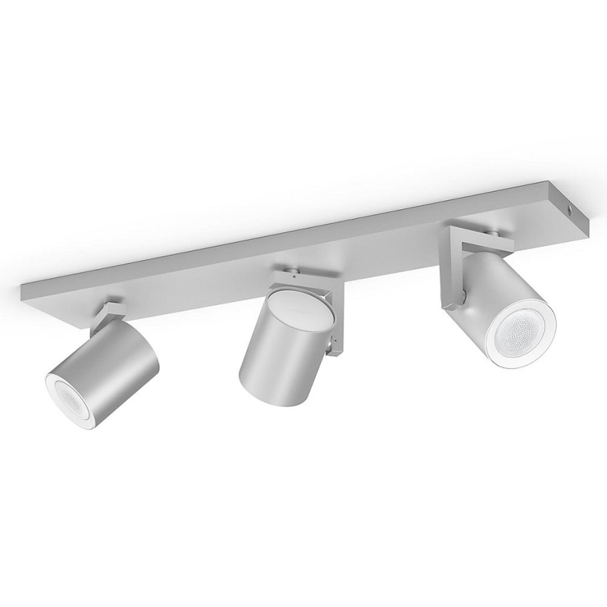 Philips 50623/48/P7 - LED Bodové svietidlo HUE ARGENA 3xGU10/5,7W/230V