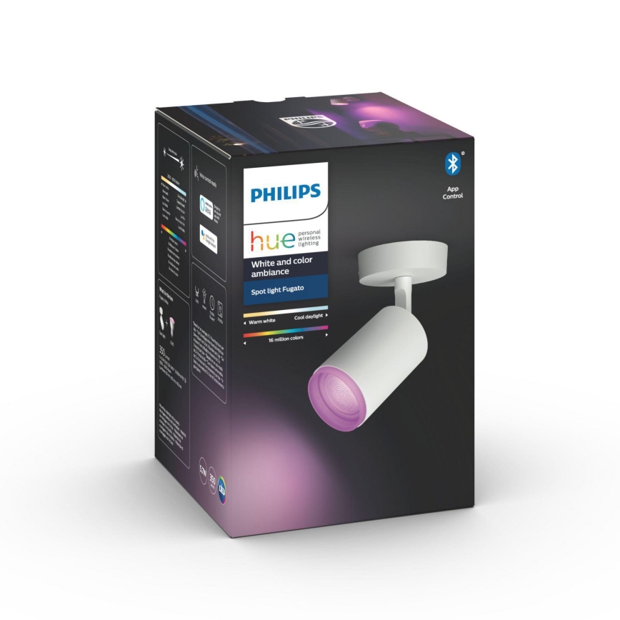 Philips 50631/31/P7 - LED Bodové svietidlo HUE FUGATO 1xGU10/5,7W/230V