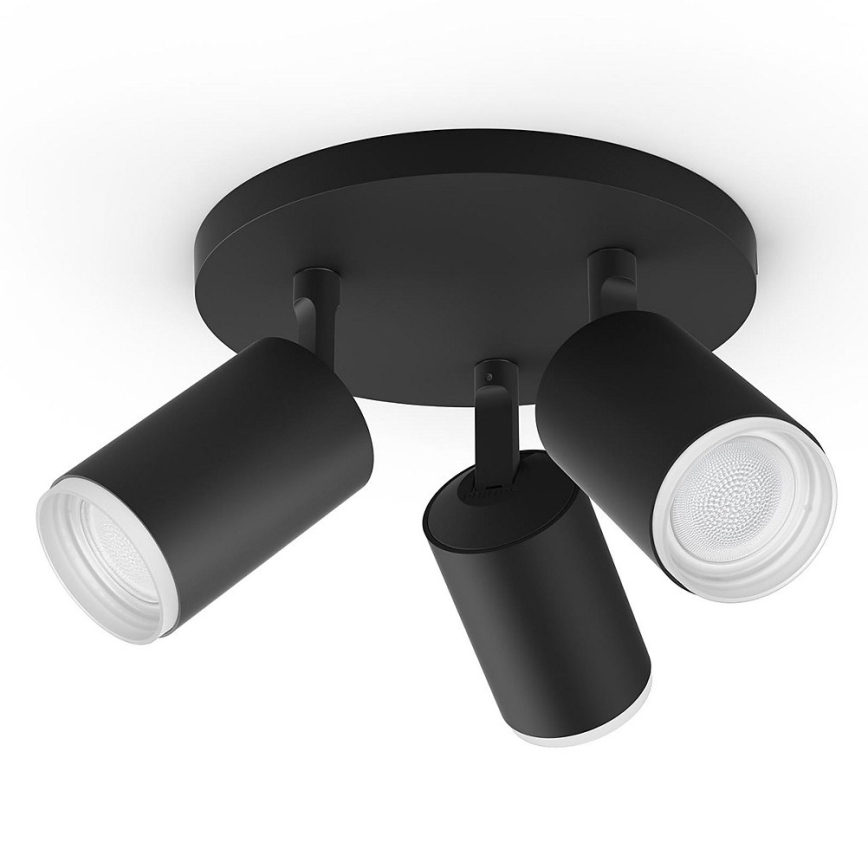 Philips 50633/30/P7 - LED Bodové svietidlo HUE FUGATO 3xGU10/5,7W/230V