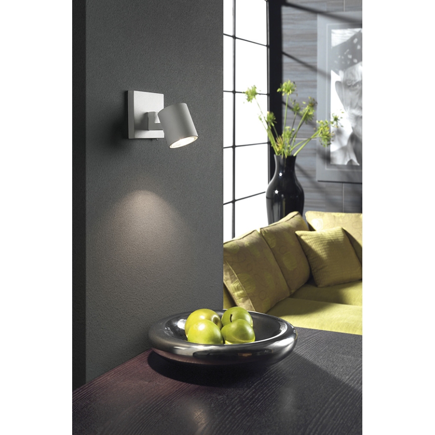 Philips 53090/48/16 - Bodové svietidlo RUNNER strieborné 1xGU10/35W/230V
