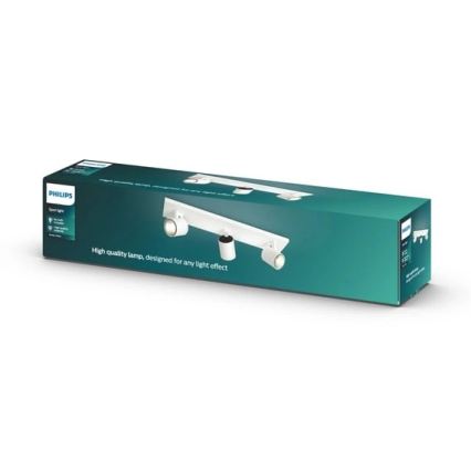 Philips - Bodové svietidlo RUNNER 3xGU10/20W/230V