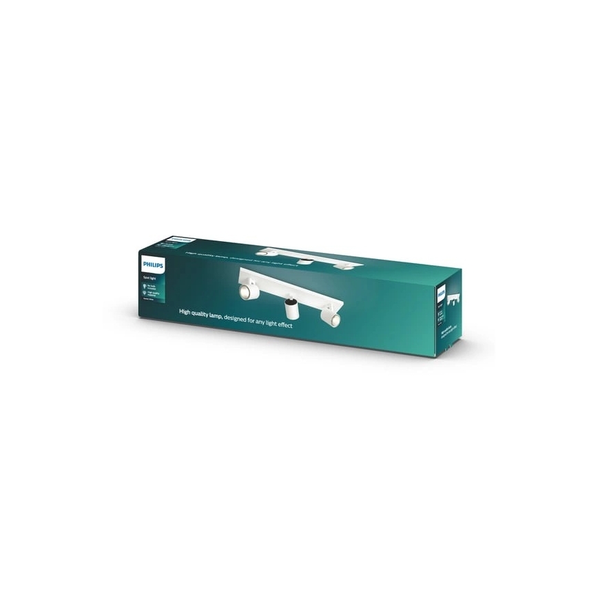 Philips - Bodové svietidlo RUNNER 3xGU10/20W/230V