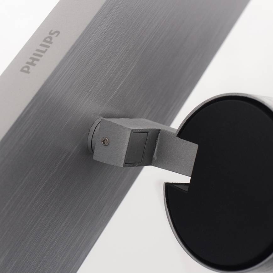 Philips - Bodové svietidlo matný chróm 3xGU10/20W/230V