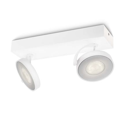 Philips 53172/31/16 - LED bodové svietidlo MYLIVING CLOCKWORK 2xLED/4W/230V